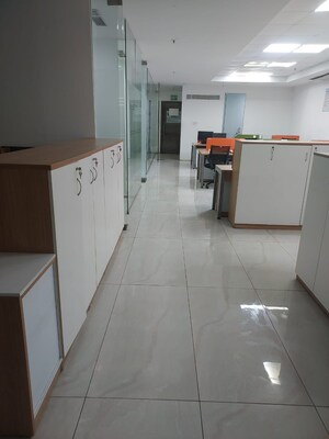 Kitchen in  Office Space at Lodha Supremus 2, Wagle Industrial Estate – for Rent