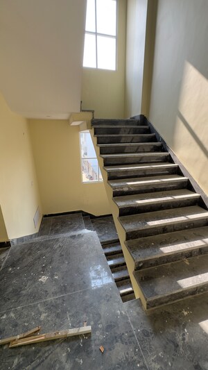 Staircase in 1 BHK Builder Floor at Palm Residency Chhatarpur, Rajpur Khurd Extension – for Rent