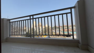 Balcony in 1 BHK Builder Floor at Palm Residency Chhatarpur, Rajpur Khurd Extension – for Rent