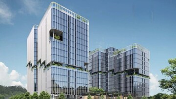  Office Space – Exterior View View at Sunrise Corporate Park, Wagle Industrial Estate - for Sale