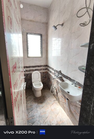 Bathroom in 1 BHK Builder Floor at Wadgaon Sheri – for Rent