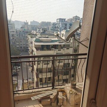 Balcony in 3 BHK Apartment at Amrapali Royal, Vaibhav Khand – for Rent