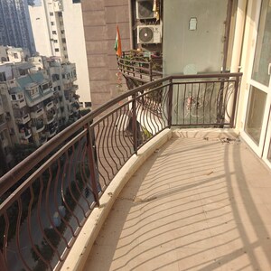 Balcony in 3 BHK Apartment at Amrapali Royal, Vaibhav Khand – for Rent