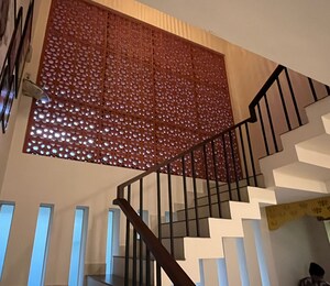 Staircase in 4 BHK Independent House at Velappaya – for Sale