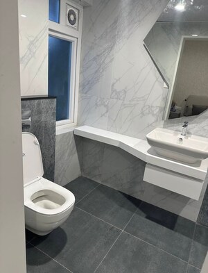 Bathroom in 3 BHK Apartment at Kukatpally – for Sale