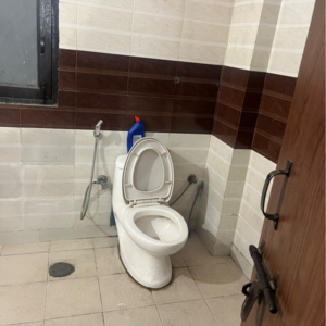 Bathroom in 2 BHK Builder Floor at Anamika Enclave, Prem Nagar 2 – for Rent