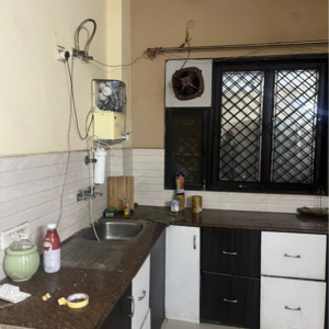 Kitchen in 2 BHK Builder Floor at Anamika Enclave, Prem Nagar 2 – for Rent