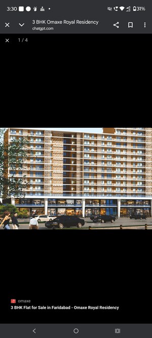 3 BHK Apartment – Exterior View View at Omaxe Royal Residency Faridabad, Sector 79 - for Sale