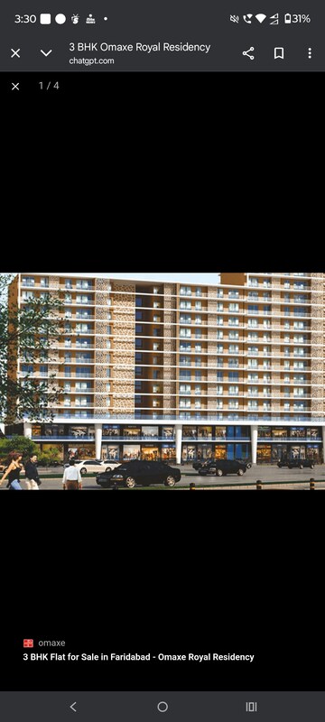 3 BHK Apartment – Exterior View View at Omaxe Royal Residency Faridabad, Sector 79 - for Sale