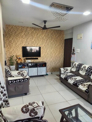 Living Room in 1 BHK Apartment at KM Horizon Exotica, Haware City – for Rent