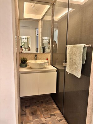 Kitchen in 3 BHK Apartment at Siddhachal Apartment 8, Vasant Vihar – for Rent