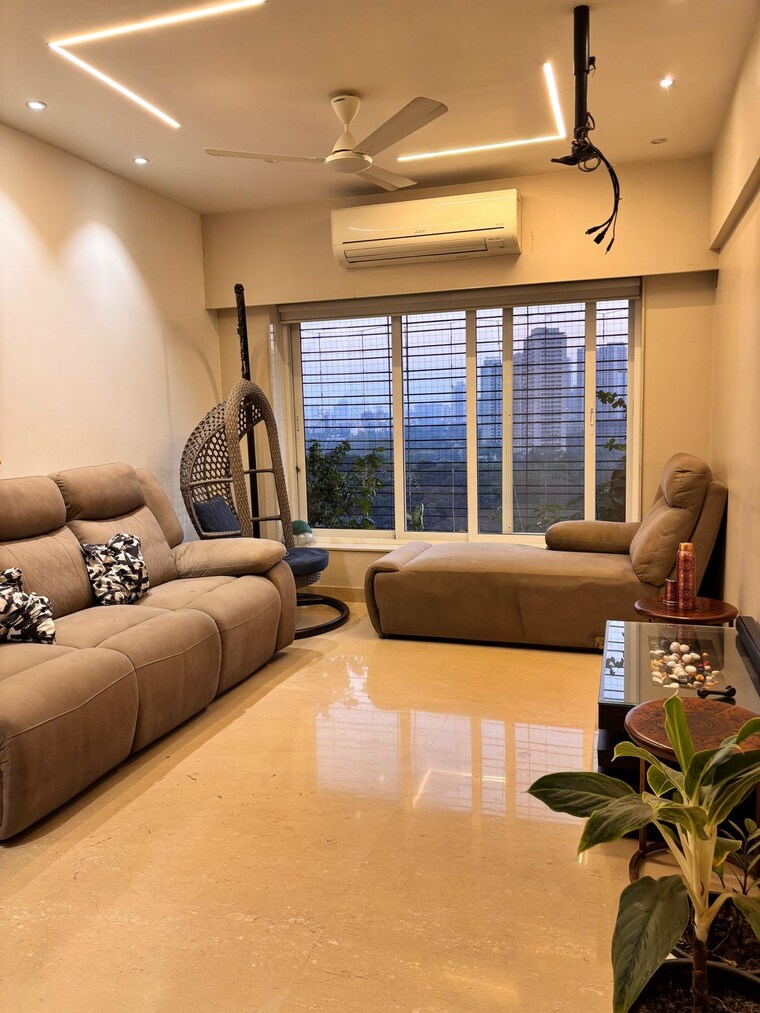 Living Room, siddhachal-apartment-8 3 Bedroom 1200 Sq.Ft. Apartment In Vasant Vihar Thane 9836272