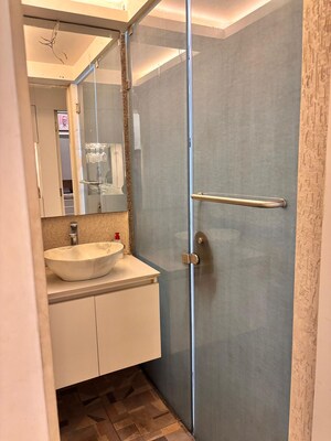 Kitchen in 3 BHK Apartment at Siddhachal Apartment 8, Vasant Vihar – for Rent