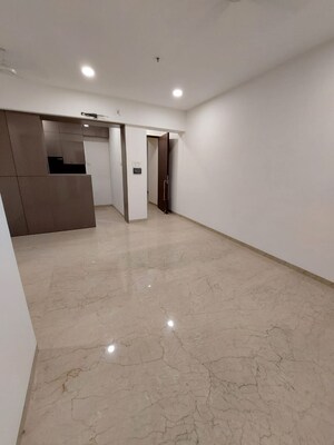 Living Room in 2 BHK Apartment at Aurum Q Residences, Ghansoli – for Rent