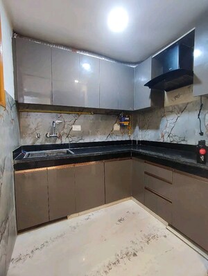 Kitchen in 2 BHK Builder Floor at Chattarpur – for Rent