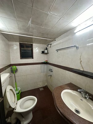 Bathroom in 3 BHK Apartment at Santacruz West – for Rent