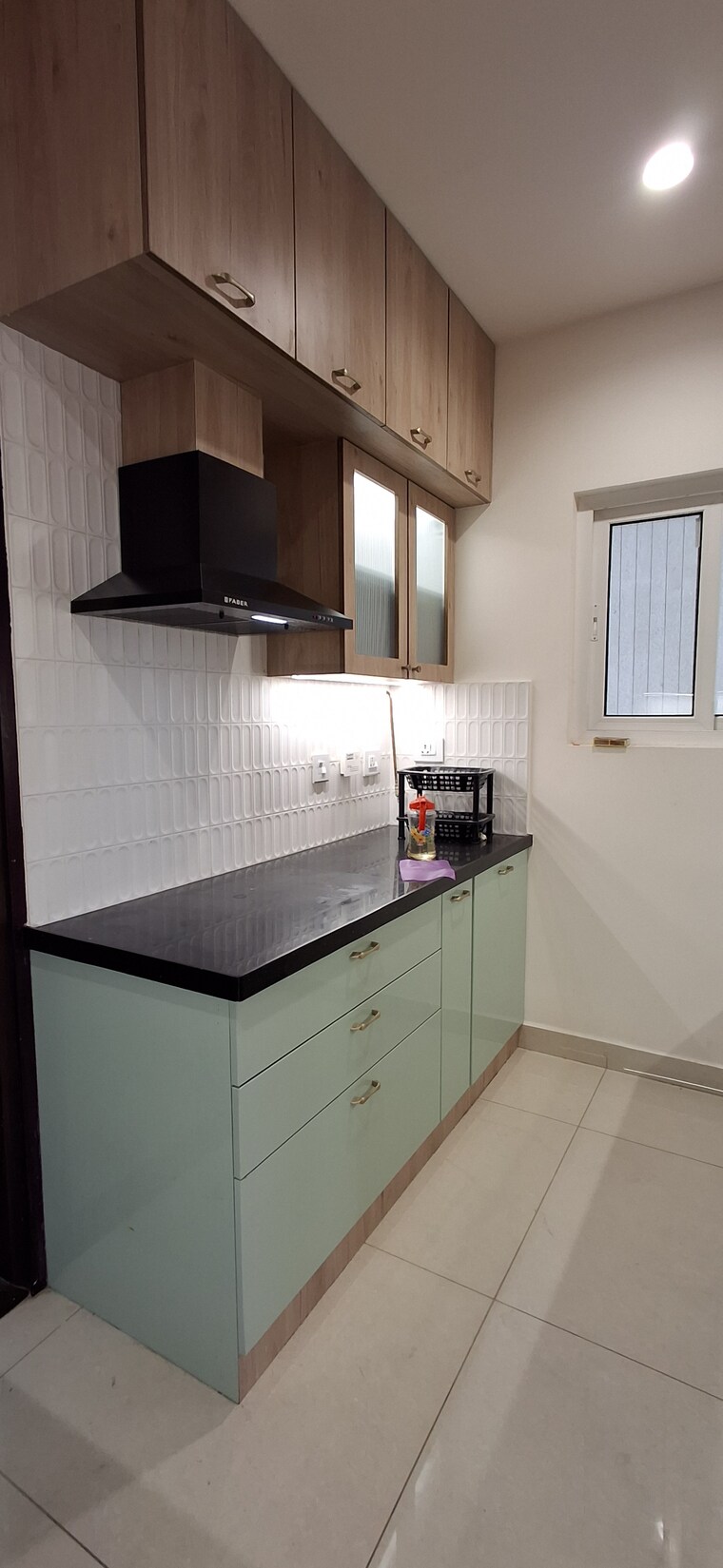 Kitchen, lansum-el-dorado 3 Bedroom 1900 Sq.Ft. Apartment In Narsingi Hyderabad 9838090