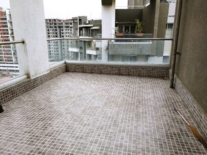 Balcony in 2 BHK Apartment at Axis Paradigm Whistling Meadows, Paud Road – for Rent