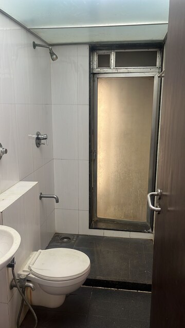 Bathroom in 2 BHK Apartment at Prabhat Gurukrupa Apartments, Goregaon West – for Rent