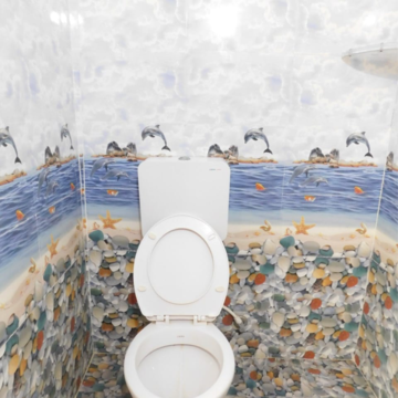 Bathroom in 3 BHK Builder Floor at Kondapur – for Rent