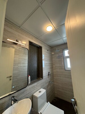 Bathroom in 2.5 BHK Builder Floor at Central Park Flower Valley, Sohna Sector 33 – for Rent