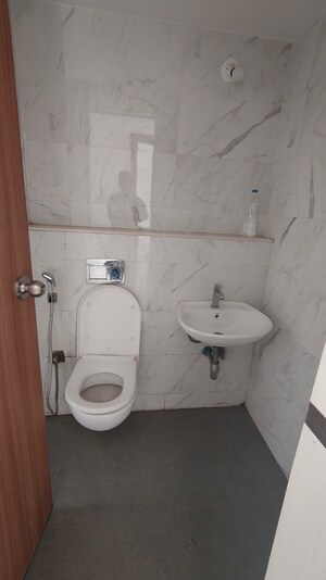 Bathroom in 2 BHK Apartment at Lodha Codename Premier, Dombivli East – for Rent