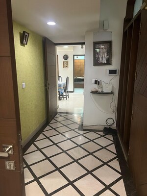 Building Lobby in 4 BHK Builder Floor at Vasant Vihar – for Rent