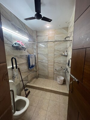 Bathroom in 4 BHK Builder Floor at Vasant Vihar – for Rent