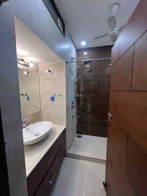 Bathroom in 4 BHK Builder Floor at Vasant Vihar – for Rent