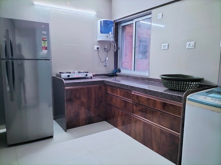 Kitchen, avant-hillway 2 Bedroom 756 Sq.Ft. Apartment In Goregaon East Mumbai 9846746