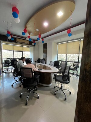 Team Area in  Office Space at Mahavir Arcade, Naupada – for Rent