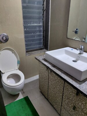Bathroom in 2 BHK Apartment at Satellite Tower, Goregaon East – for Rent