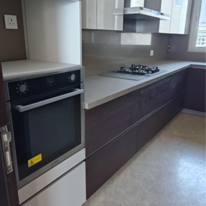 Kitchen in 4 BHK Apartment at Raheja Imperia, Empire Mill – for Rent