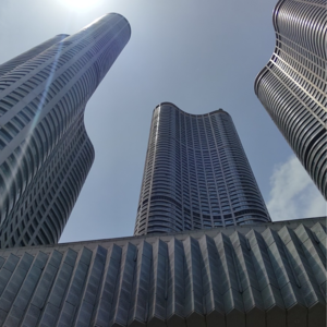 Staircase in 4 BHK Apartment at Lodha The World Towers World One Tier 2, Empire Mill – for Rent