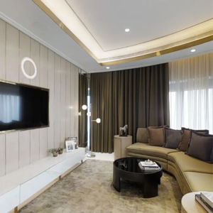 Living Room in 4 BHK Apartment at Lodha World View, Empire Mill – for Rent