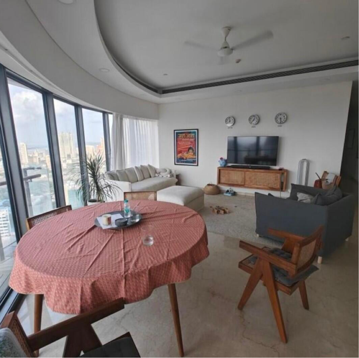 3 BHK + Servant Room Apartment For Rent in Lodha The World Towers World One Tier 2