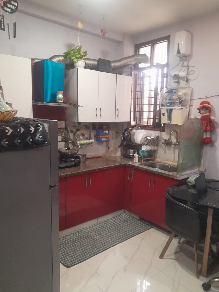 Kitchen, chahak-plaza 1.5 Bedroom 500 Sq.Ft. Builder Floor In Shakti Khand Ghaziabad 9852170