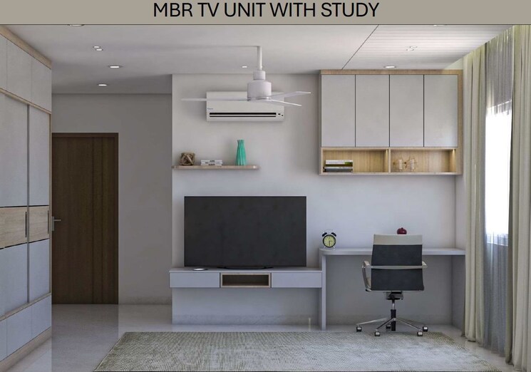 Master Bedroom, prestige-beverly-hills 4 Bedroom 2708 Sq.Ft. Apartment In Kokapet Hyderabad 9852740