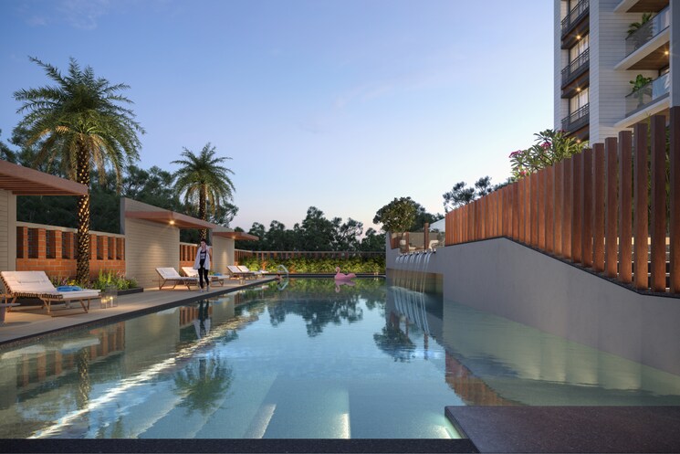 Swimming Pool, aqura-pride 2 Bedroom 526 Sq.Ft. Apartment In Vadgaon Budruk Pune 9853166