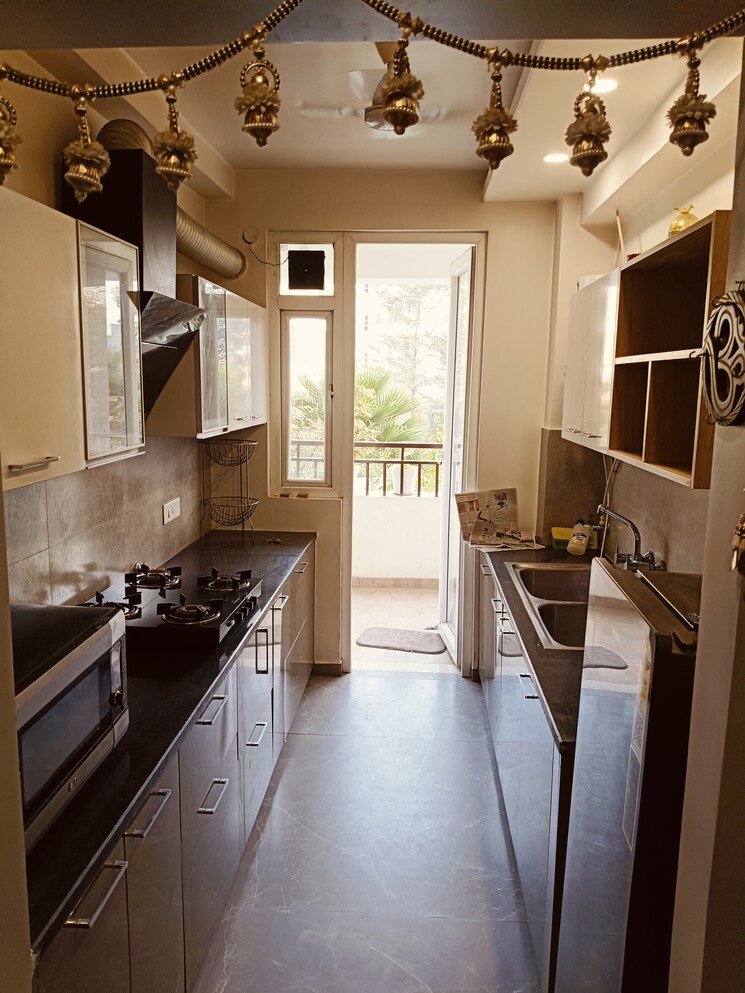 Kitchen, dhakoli 3 Bedroom 1450 Sq.Ft. Builder Floor In Dhakoli Zirakpur 9853356