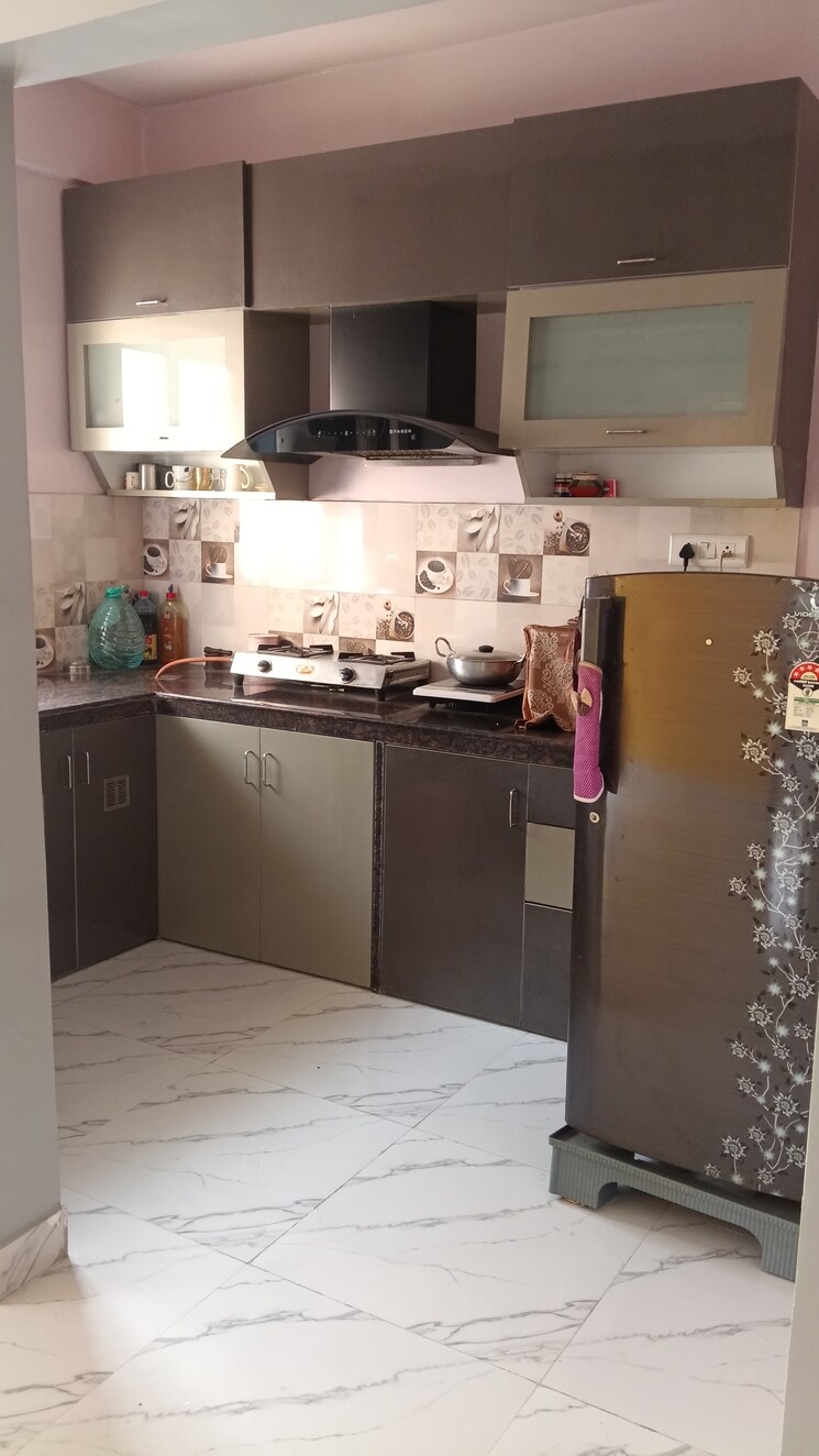 Kitchen, sristi-plaza 2 Bedroom 1020 Sq.Ft. Apartment In Chinar Park Kolkata 9853548