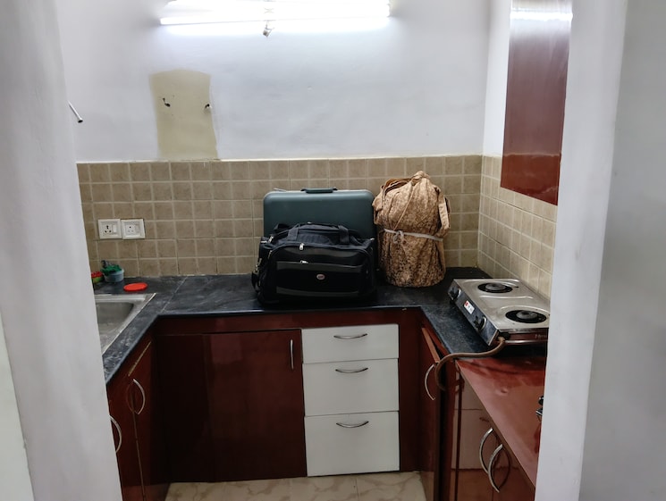 Kitchen, chhalera 1 Bedroom 440 Sq.Ft. Builder Floor In Chhalera Noida 9861635