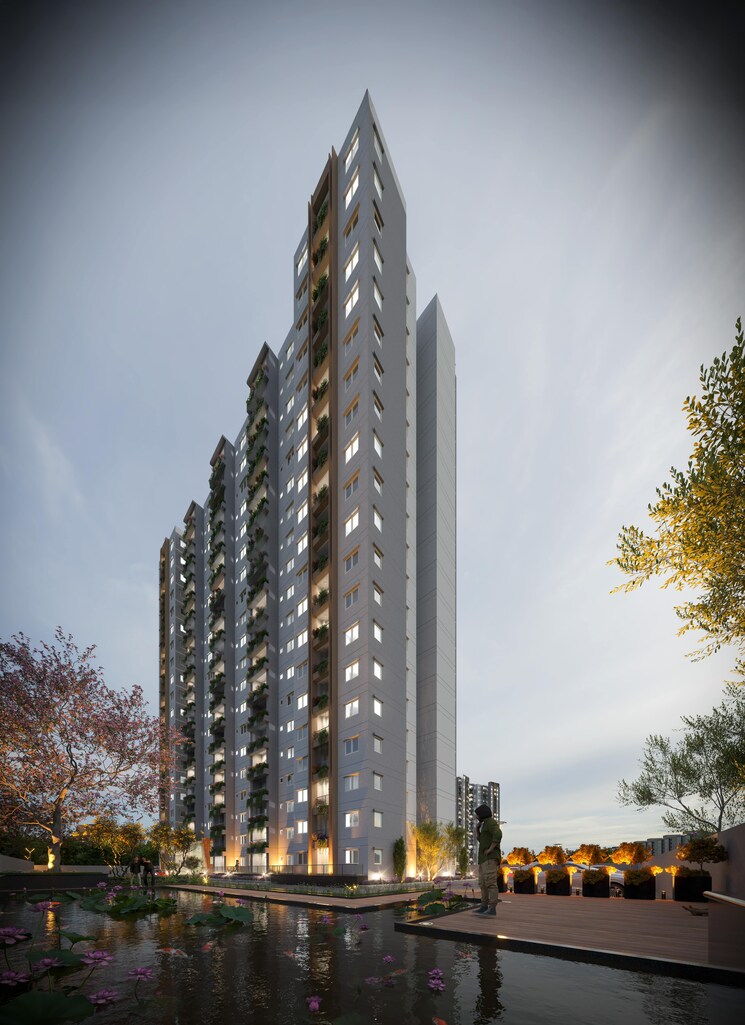Exterior View, sowparnika-whispering-petals 2 Bedroom 1036 Sq.Ft. Apartment In Hoskote Bangalore 9866409