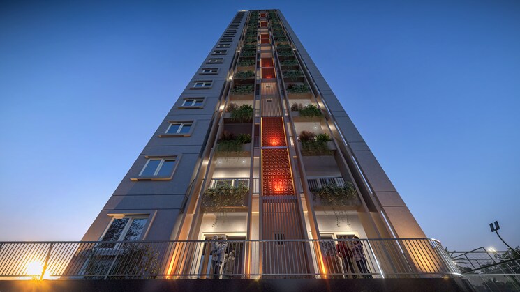 Exterior View, sowparnika-whispering-petals 2 Bedroom 1036 Sq.Ft. Apartment In Hoskote Bangalore 9866409