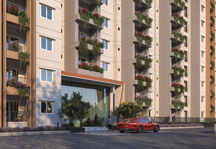 Exterior View, sowparnika-whispering-petals 3 Bedroom 1187 Sq.Ft. Apartment In Hoskote Bangalore 9866434