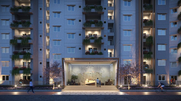 Living Room, sowparnika-whispering-petals 3 Bedroom 1187 Sq.Ft. Apartment In Hoskote Bangalore 9866434
