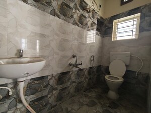 Bathroom in 1 BHK Builder Floor at Kodihalli – for Rent