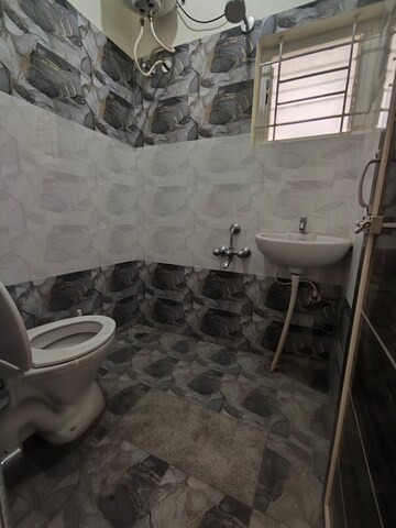 Bathroom in 1 RK Independent House at Kodihalli – for Rent