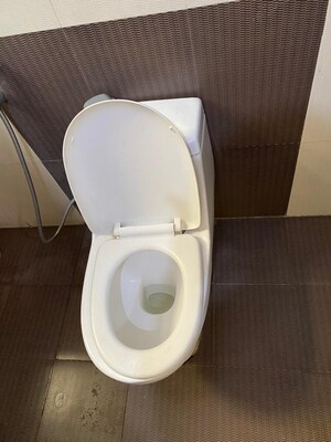 Bathroom in 3 BHK Apartment at Dwarka – for Rent