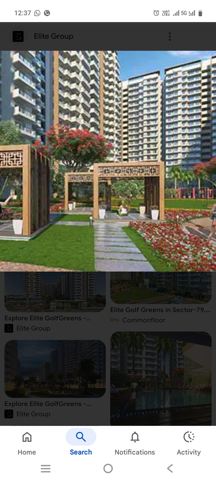 Exterior View, elite-golf-green 4 Bedroom 2750 Sq.Ft. Apartment In Sector 79 Noida 9872549